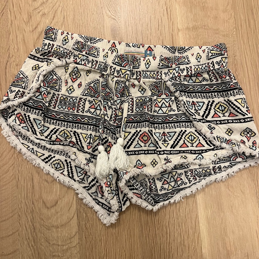 Vintage Havana girls patterned shorts size 14